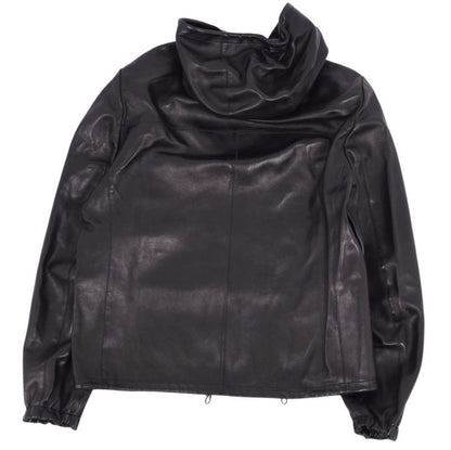Prada 2020 Jacket Hoodie Leather Hoodie Zip