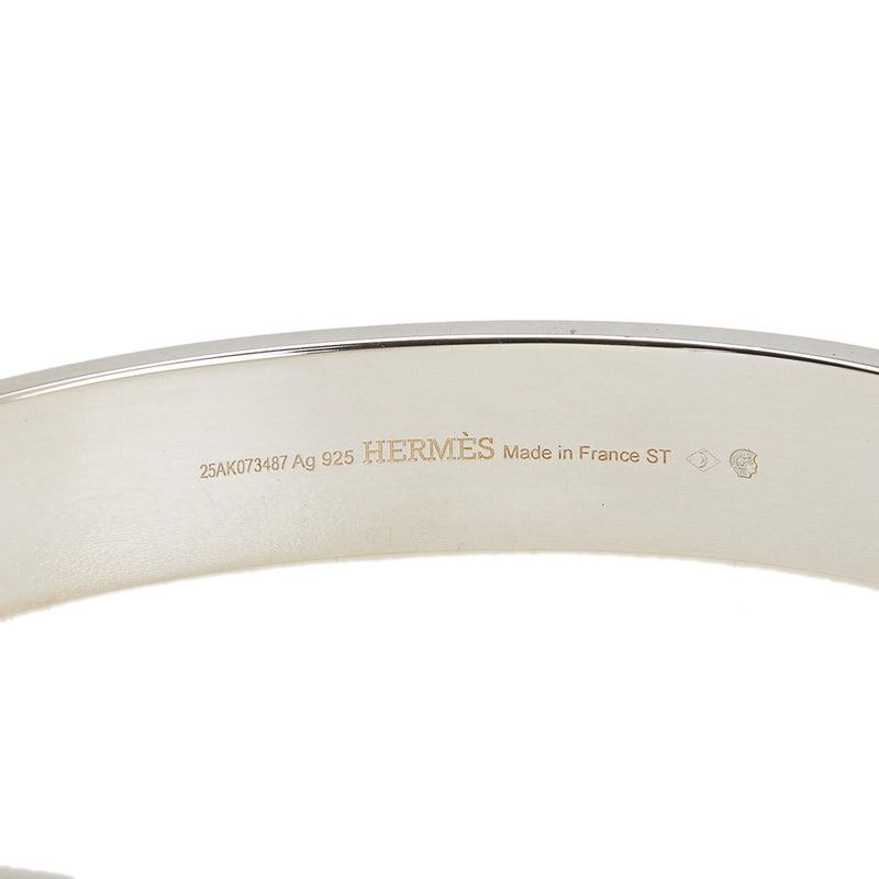 Hermes Collier De Chien PM Bangle ST Sv925 Silver Ladies Hermes