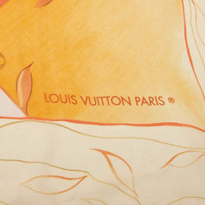 Louis Vuitton Monogram Airplane Beige Multicolor Silk Women's Louis Vuitton