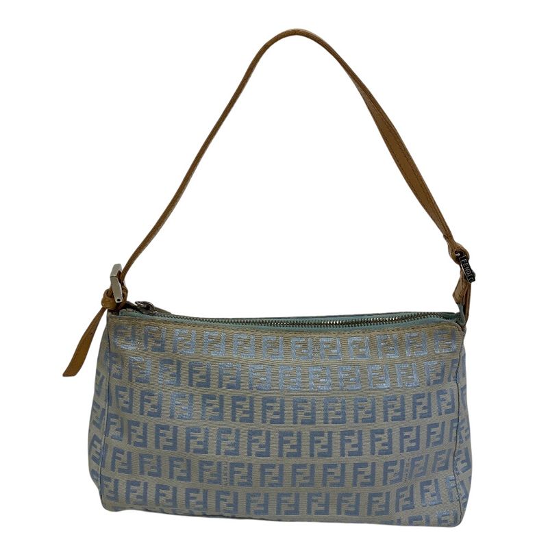 Fendi 8br444 Accessory Pouch Shoulder Bag One Shoulder Zucchino Handbag Bag