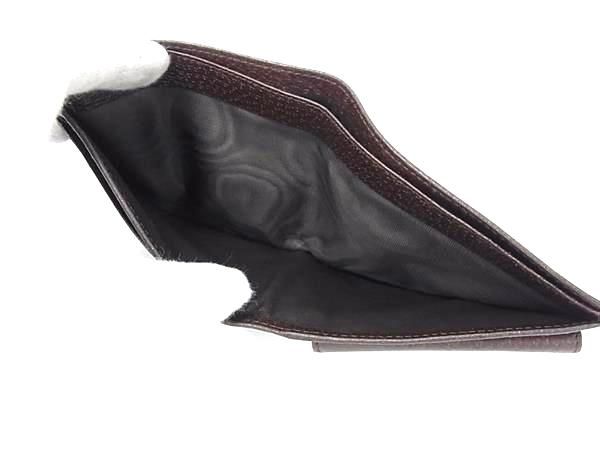 Gucci 04862 GG Canvas And Leather Fold Wallet Coin Purse Billfold Brown Fg6842