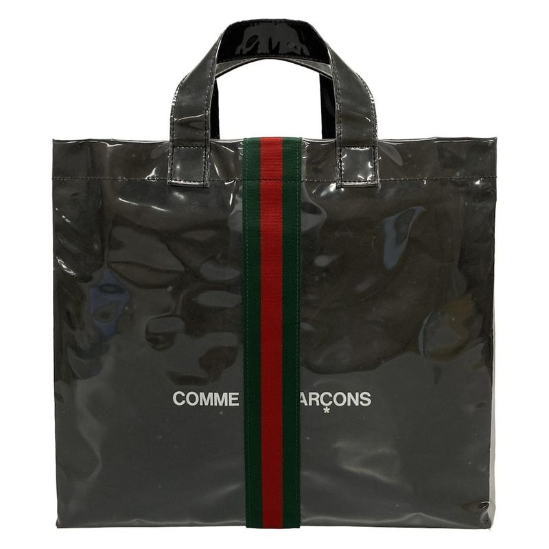 Commedesgarcons Tote Bag Sherry OD-K 221 Black×green×red Gucci Collaboration