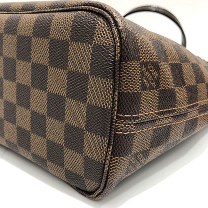 Louis Vuitton Damier Neverfull PM N51109 Tote Bag Shoulder Brown Preowned 005815