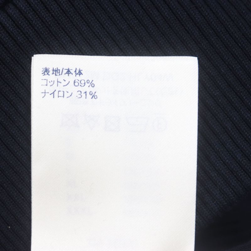 Louis Vuitton 21AW Cotton Nylon LV Logo Embroidery Stripe Pattern Crew Neck