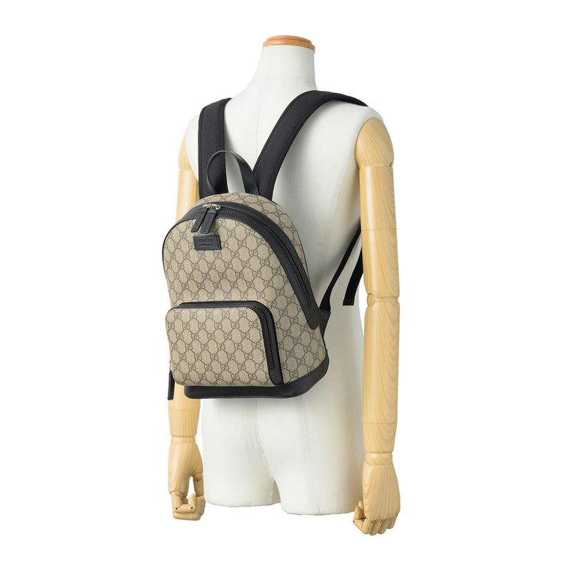 Gucci Backpack Sac GG Supreme Beige/black