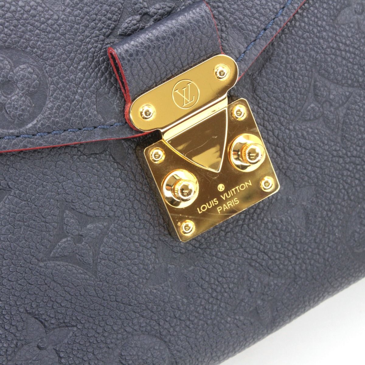 Louis Vuitton Monogram Plant Pochette Metis MM 2way Shoulder Bag M44071 Navy