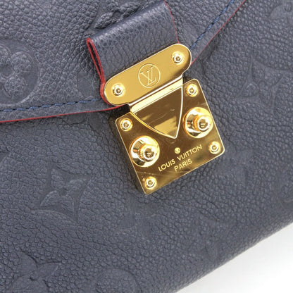 Louis Vuitton Monogram Plant Pochette Metis MM 2way Shoulder Bag M44071 Navy
