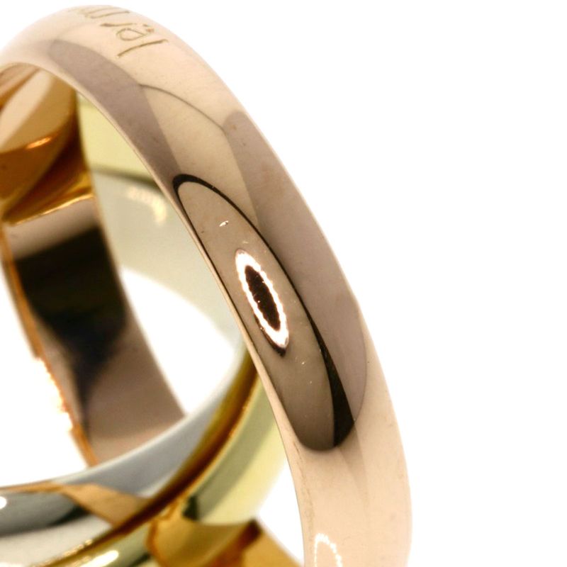 Cartier Trinity #49 Ring 18K Yellow Gold 18K White Gold 18K Pink Gold Ladies