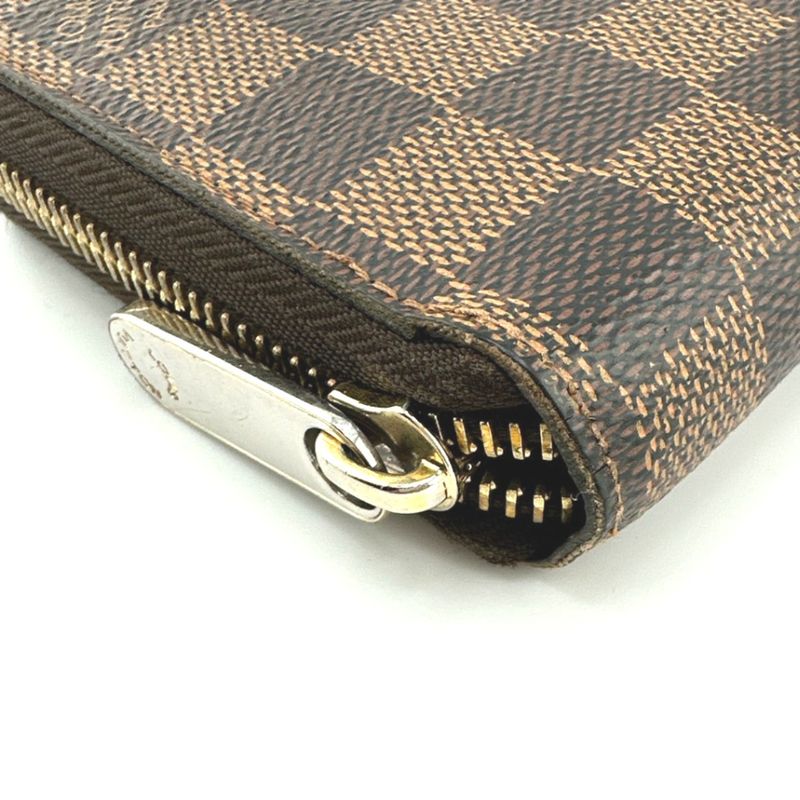Louis Vuitton N60015 Damier Round Zipper Zippy Wallet Long Wallet Louis Vuitton