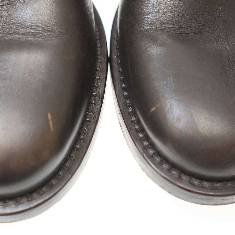 Louis Vuitton Heel Logo Leather Engineer Boots Go0032 Brown 7