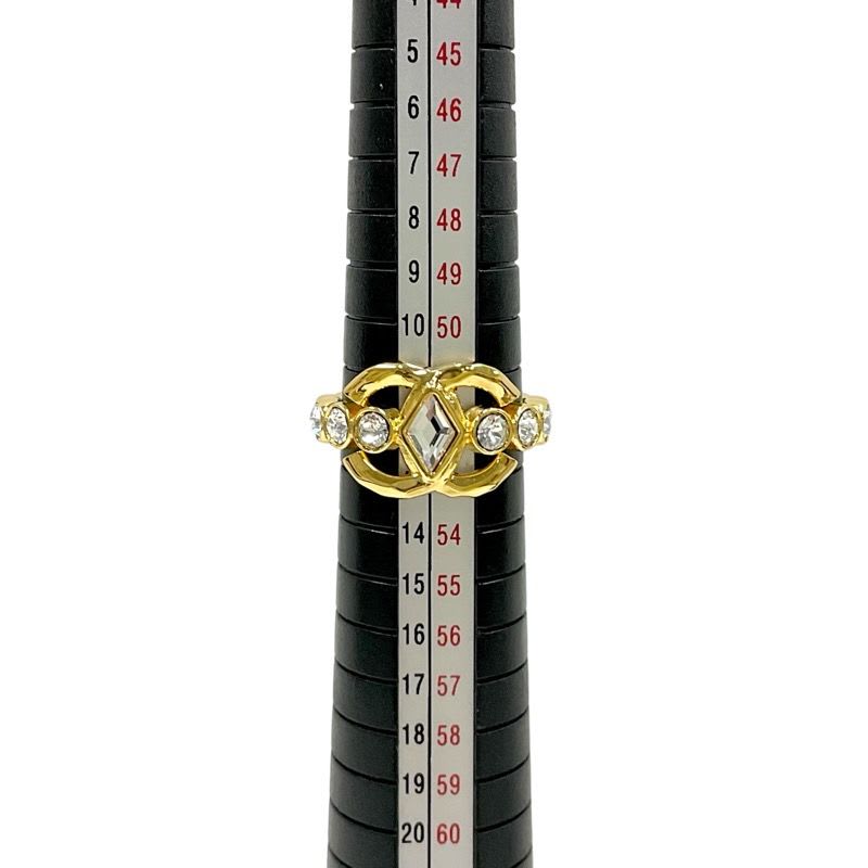 Chanel Ring Coco Mark Rhinestone