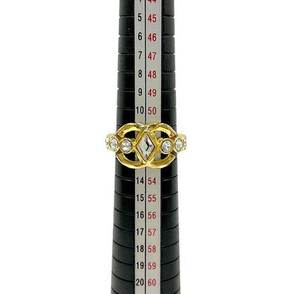 Chanel Ring Coco Mark Rhinestone