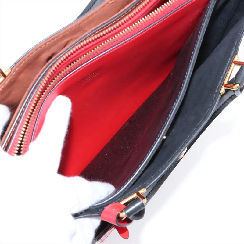 Louis Vuitton Monogram Millefeuille M44254 Leather 2WAY Tote Bag Crossbody