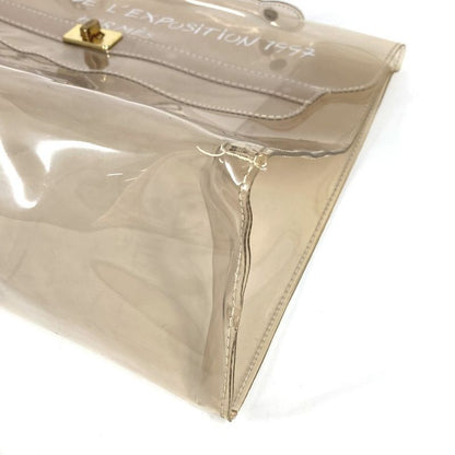 Hermes Handbag Vinyl Kelly Vinyl Clear