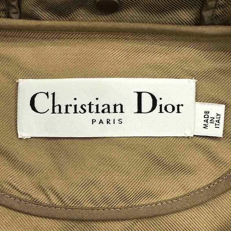 Christian DIOR | Front Logo Twill Cotton Anorak Jacket BEE Embroidery Unisex