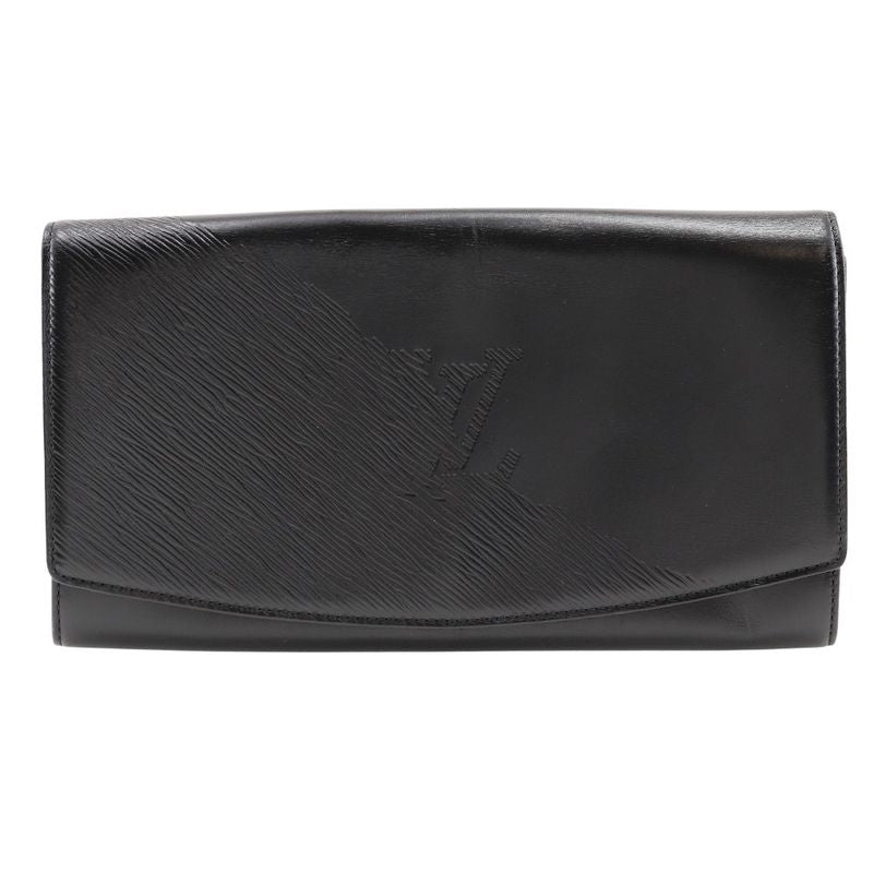 Louis Vuitton Aegean Opera Line M63962 Leather Noir Black Mi0901 Unisex Clutch