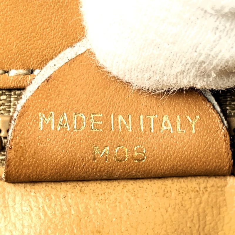 Celine M08 Shoulder Bag Macadam PVC Vintage Beige Women