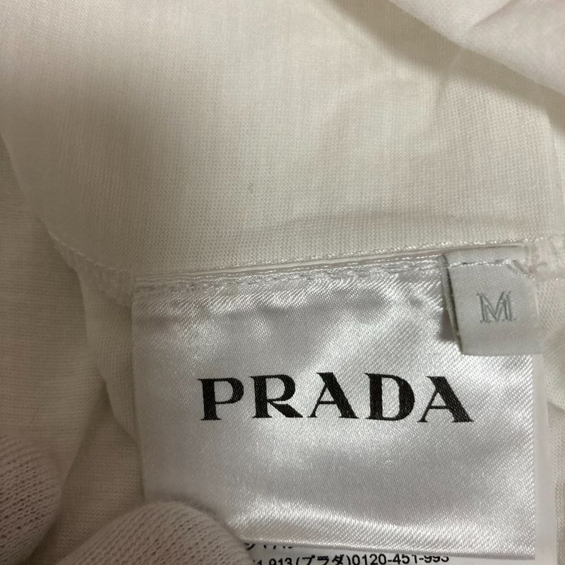 Good Prada Short Sleeve T-Shirt Cut and Sewn Size М White Men's Used