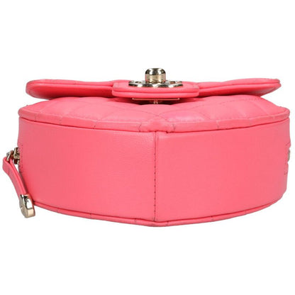 Chanel Matelasse Heart Chain Shoulder Bag Women