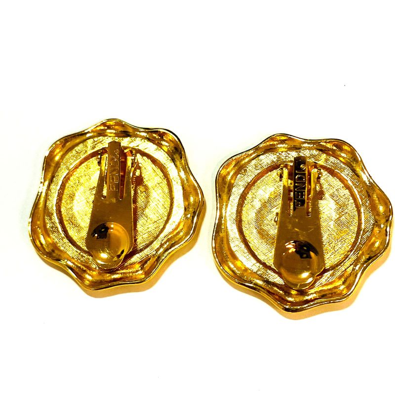 Fendi Logo Earrings: X3139