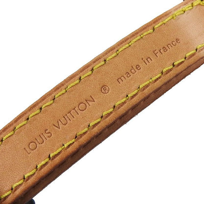 Louis Vuitton Shoulder Strap Nubuck Leather Beige Gold Hardware Adjustable