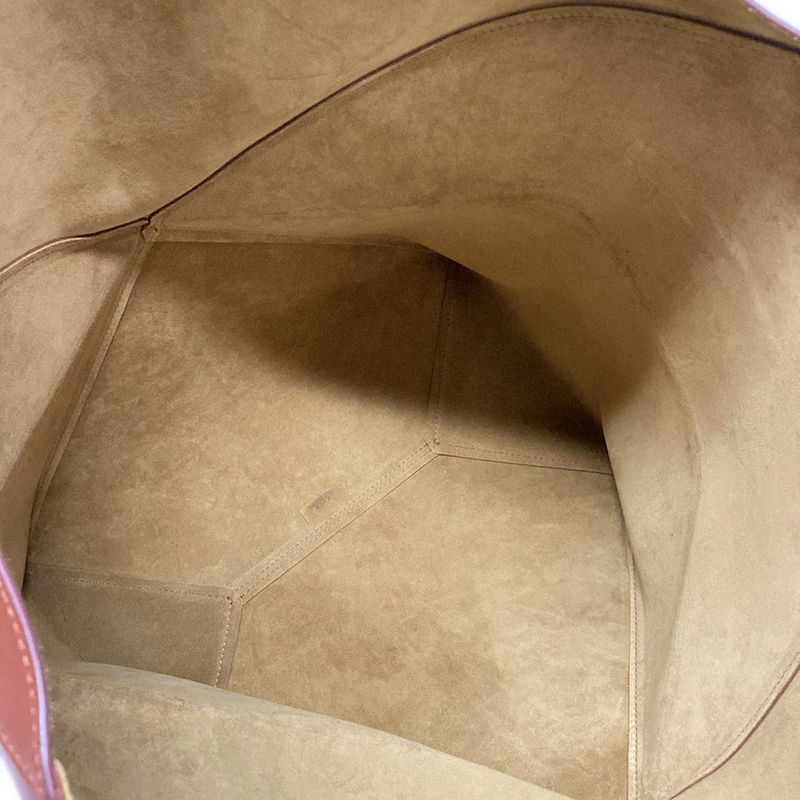 Loewe Tote Bag Puzzle Fold Tote XL Brown Fold