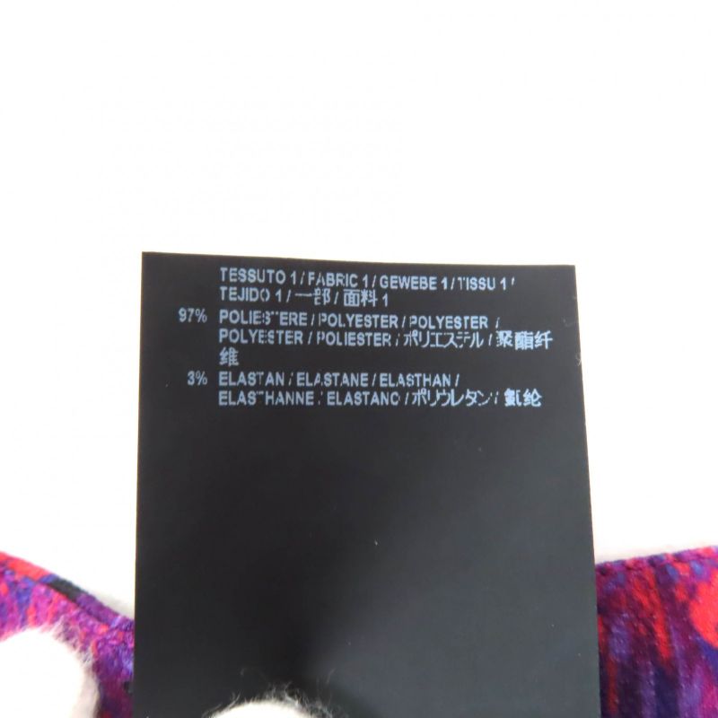 Balenciaga 542847 Allover Pleated Skirt Bottoms Multi 34 Genuine