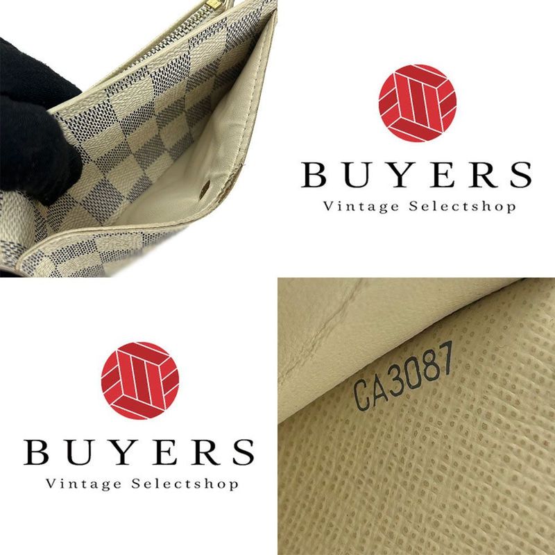 Louis Vuitton Trifold Walletcompact Walletportefeuille Alexandra N63068damier