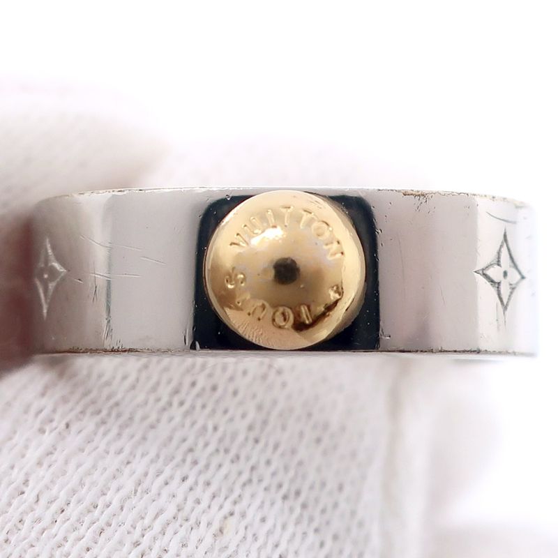 Louis Vuitton Nanogram M00218 Metal #16 Le0136 Unisex 5.7g Ring