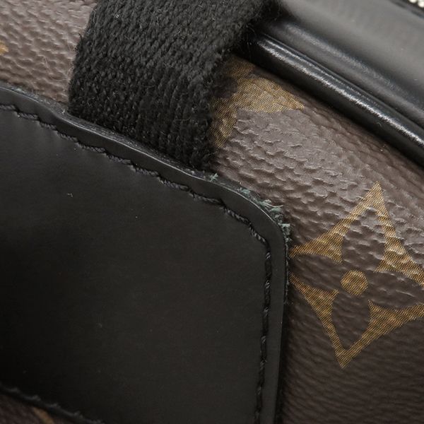 Louis Vuitton Backpack Daypack Josh Monogram Macassar Monogram X Black Silver