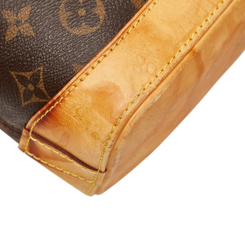 Louis Vuitton Monogram Lockit M40102 Brown PVC Leather Women's Louis Vuitton
