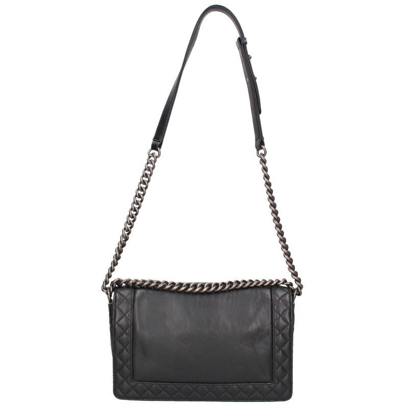 Chanel Boy Chanel 28 Calfskin Multi Chain Shoulder Bag Women 28