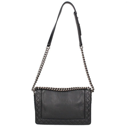 Chanel Boy Chanel 28 Calfskin Multi Chain Shoulder Bag Women 28