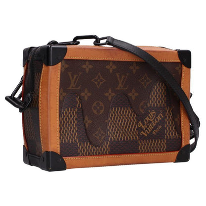 Louis Vuitton X NIGO N40381 Soft Trunk Damier Ebene Giant Monogram Shoulder Bag