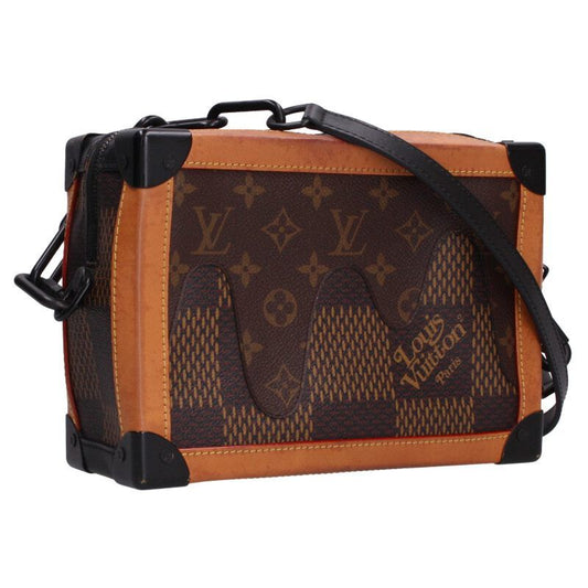 Louis Vuitton X NIGO N40381 Soft Trunk Damier Ebene Giant Monogram Shoulder Bag