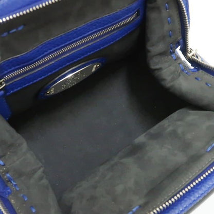 Fendi Selleria 8bn258 Mini Adele 2WAY Bag Leather Blue Fendi
