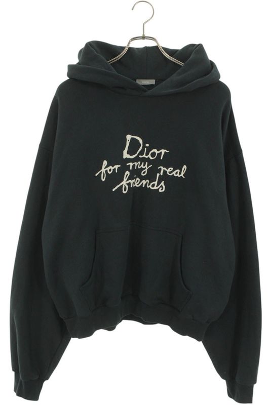 Dior 25SS 583j624b0531 Logo Embroidery Pullover Hoodie Men's XL