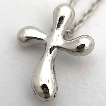 Tiffany & Co Cross Necklace Ec22790 Silver