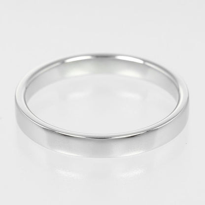 Tiffany & Co Band Ring 3mm (0.12in) Model Pt950platinum 17.5 Men's 5g Ring