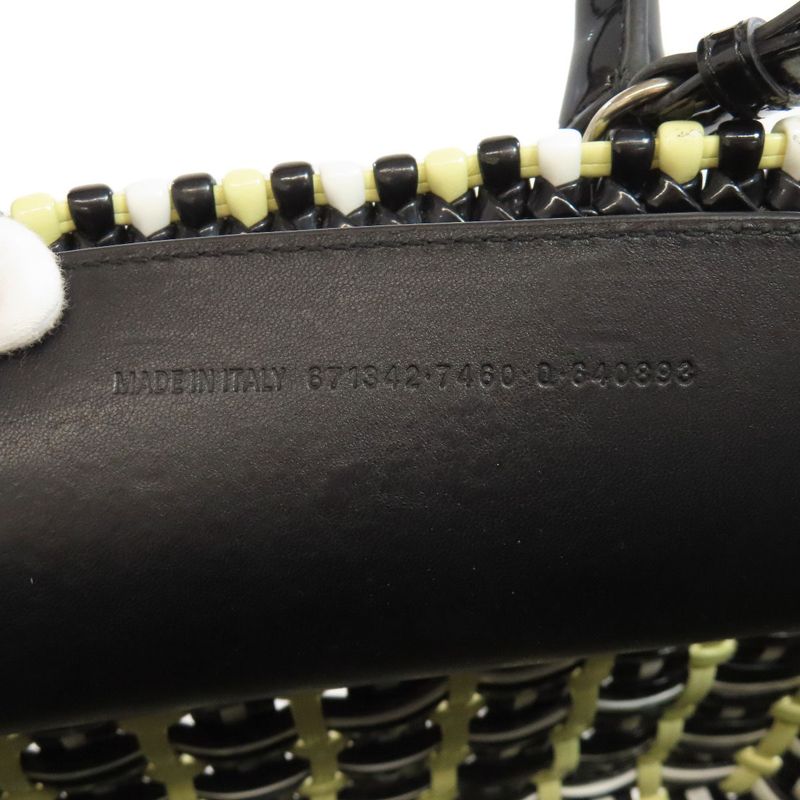 Balenciaga 671342 Bistro XS 2WAY Handbag Enamel Women