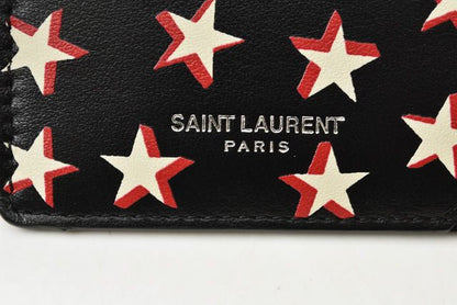 Unused Saint Laurent Coin Case Card Case Ship Pouch 458589