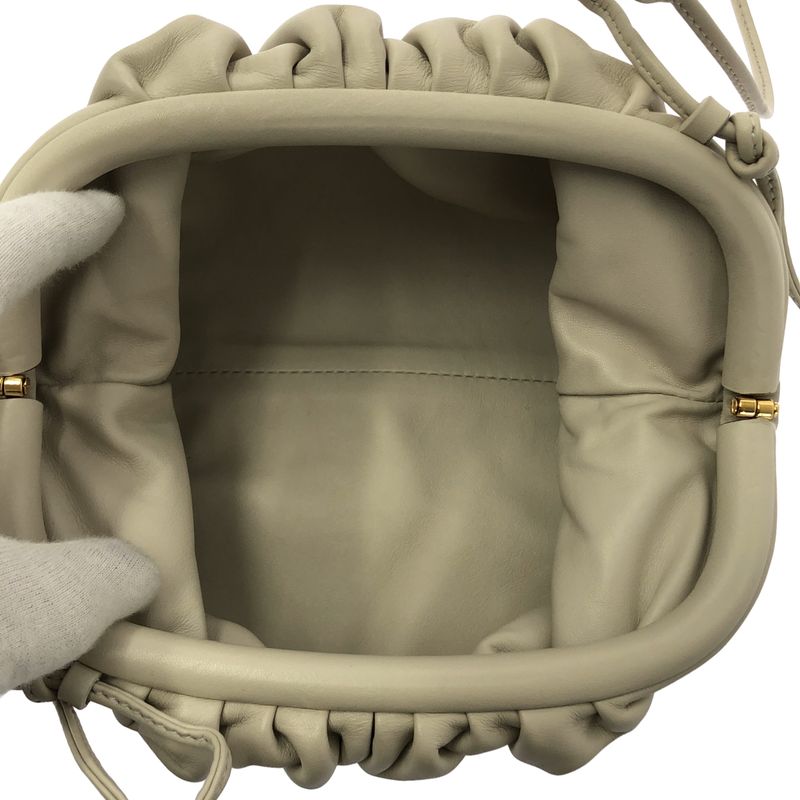 Bottega Veneta - Mini The Pouch Shoulder Bag - Ivory - Women's