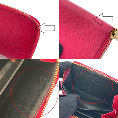 Yves Saint Laurent Coin Card Case Round Zipper 504778