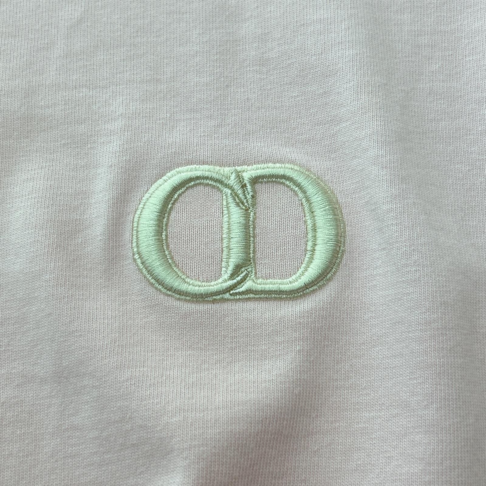 Christian Dior T-Shirt One Point Logo Size Ⅼ Pink
