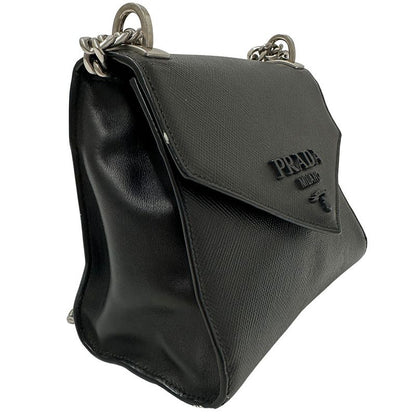 Prada Bag Women's Brand Shoulder Bag Leather Chain Shoulder Black Mini Bag