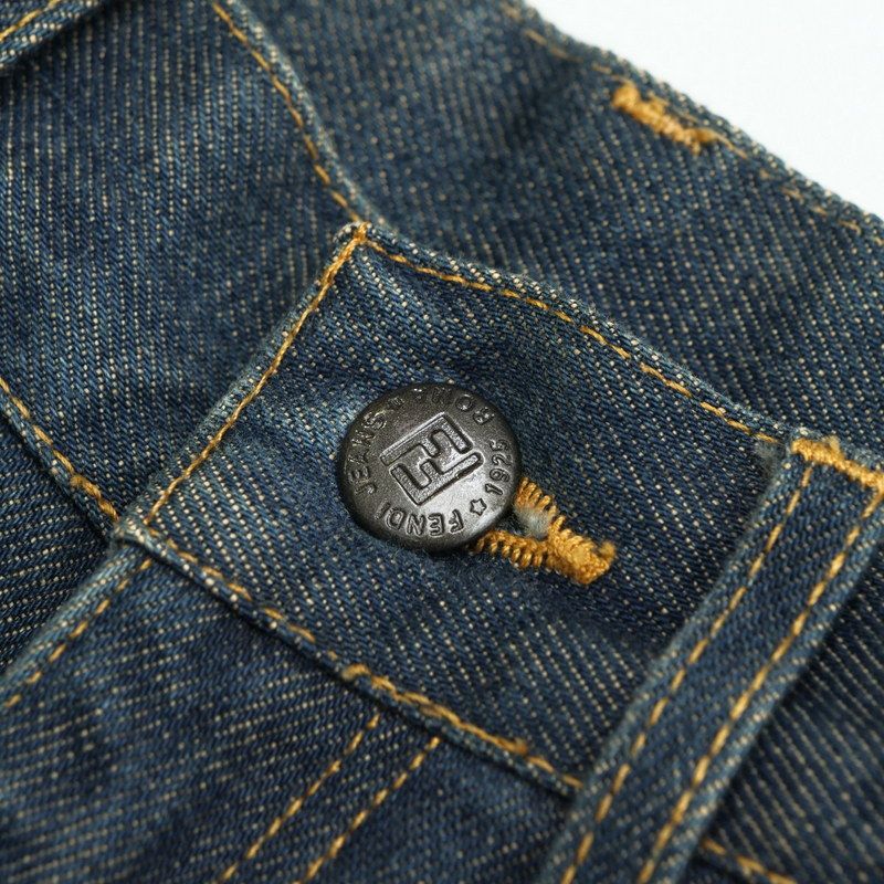 Fendi Vintage Denim Pants Size 27" Tapered Jeans 20240808 Ra0807