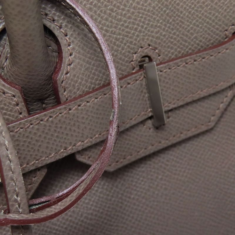 Hermes Birkin 30 Etan Silver Hardware Handbag Epson Women