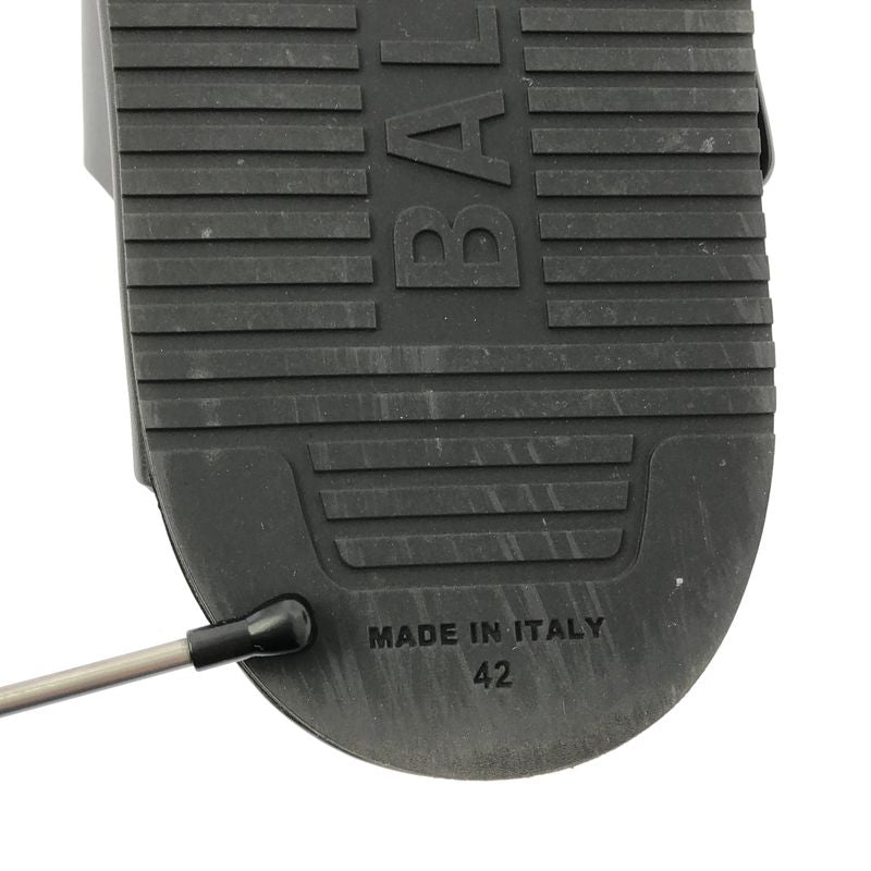 Balenciaga Sunday Leather Strap Sandals - 42 - Black - Men's