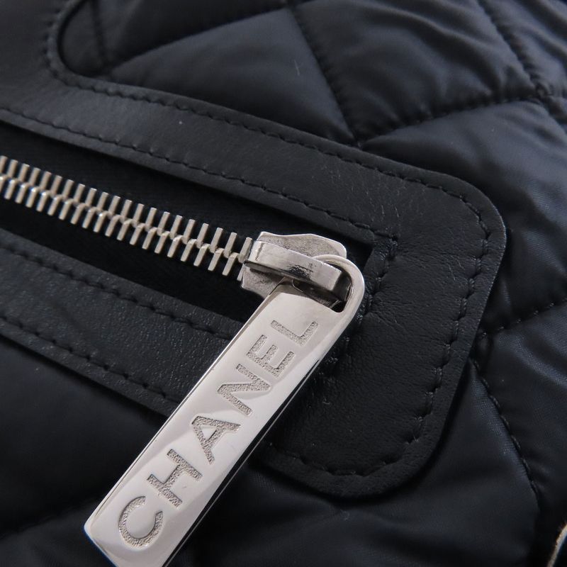 Chanel Coco Cocoon Silver Hardware Backpack Daypack Nylon Women