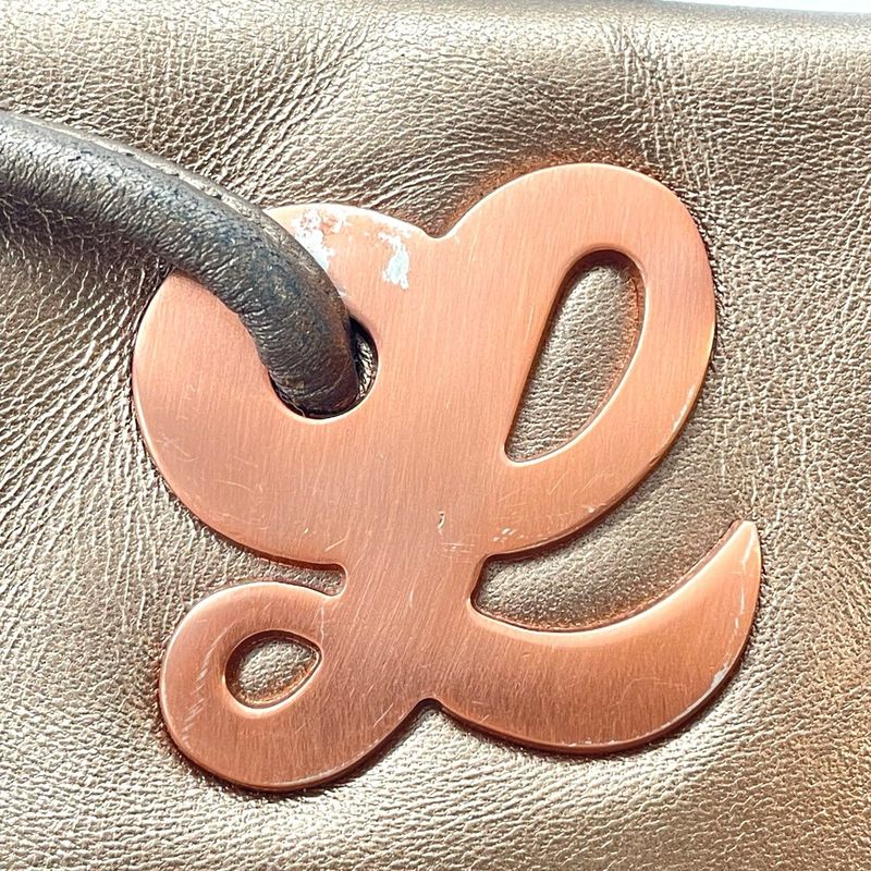 Loewe Handbag Tote Leather Women Pre-Owned 005918